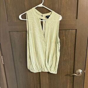 Daytrip Light Green Sleeveless Tank Top